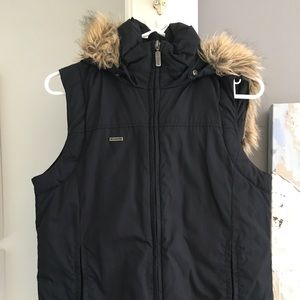 Columbia black puffer vest